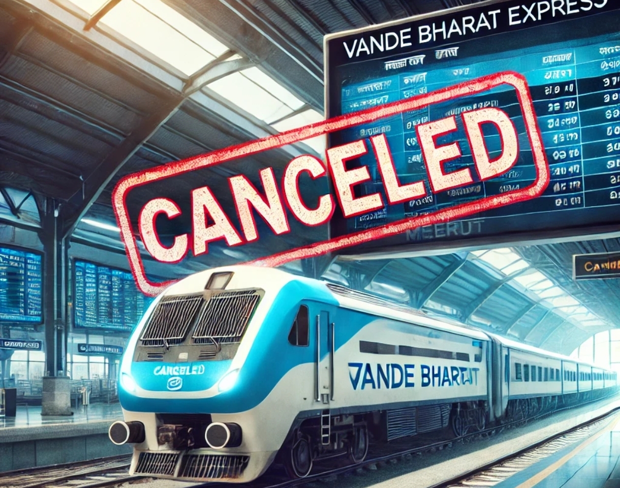 मेरठ-लखनऊ वंदे भारत एक्सप्रेस 13 दिन के लिए रद्द, 26 अन्य ट्रेनें भी होंगी प्रभावित